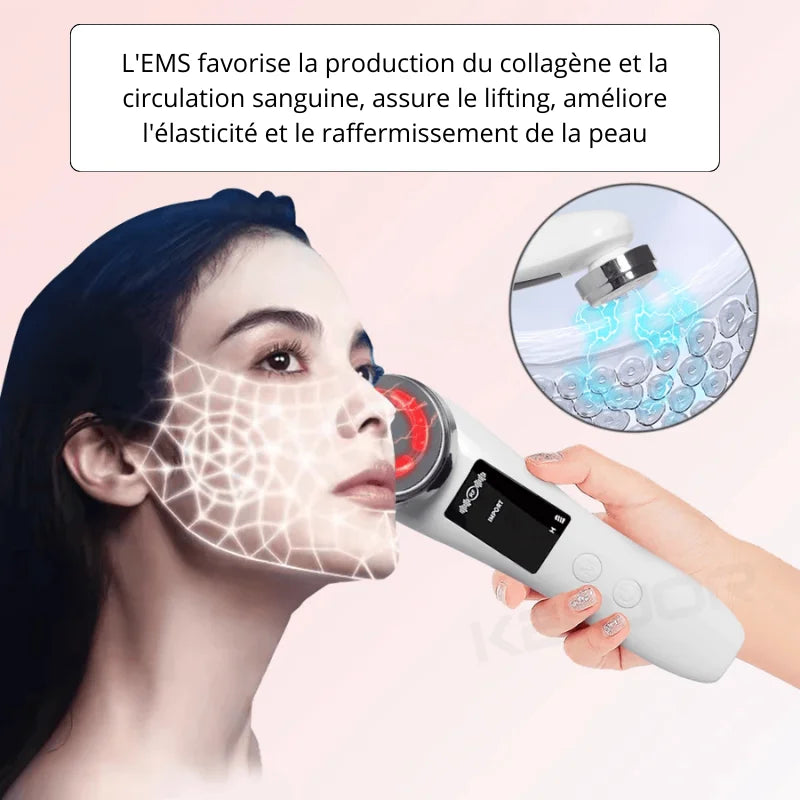 Appareil Anti-Rides EMS RF Luminothérapie