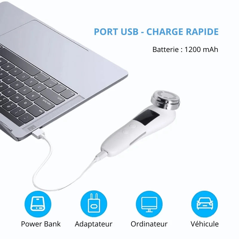 Appareil Anti-Rides EMS RF Luminothérapie