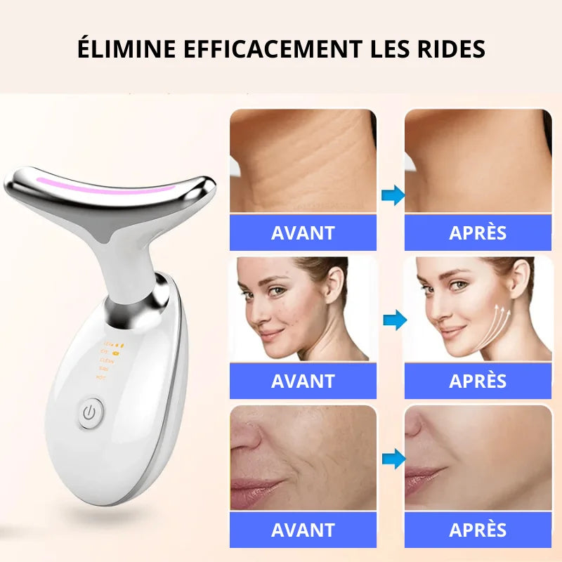 Appareil Massant Anti Rides & Double Menton - EMS Lifting