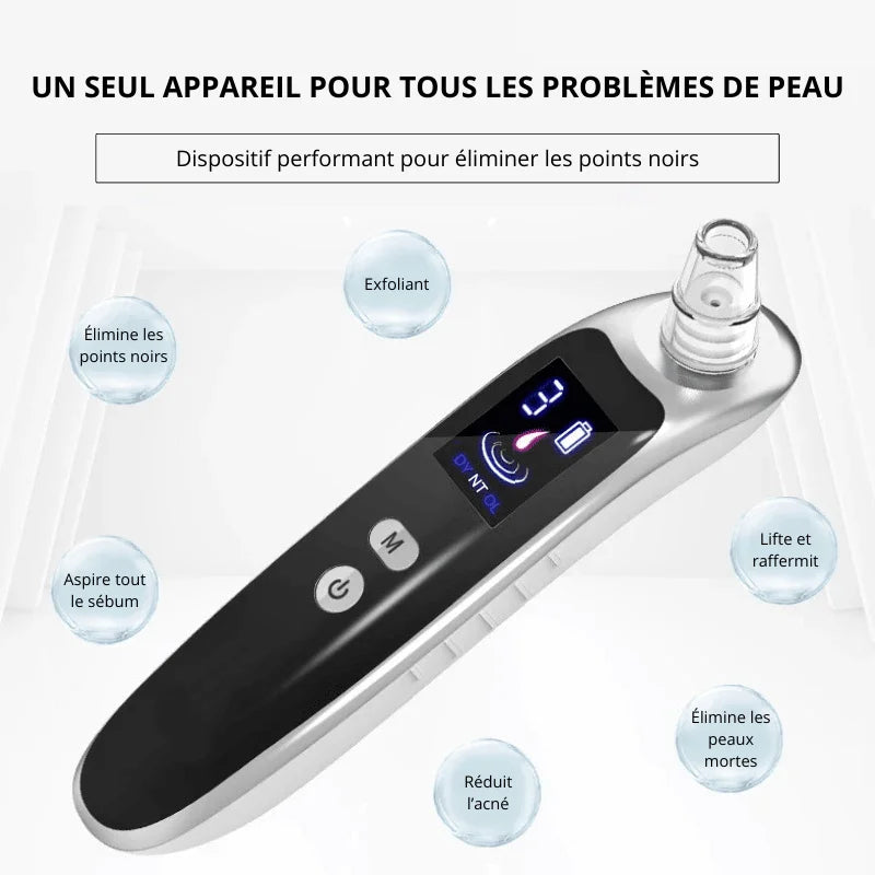Aspirateur Électrique à Points Noirs