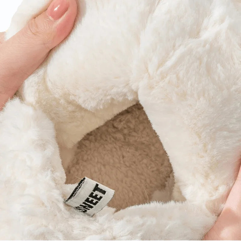 Bottes Pantoufles En Peluche