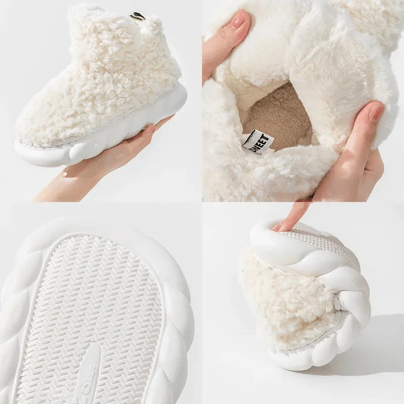 Bottes Pantoufles En Peluche