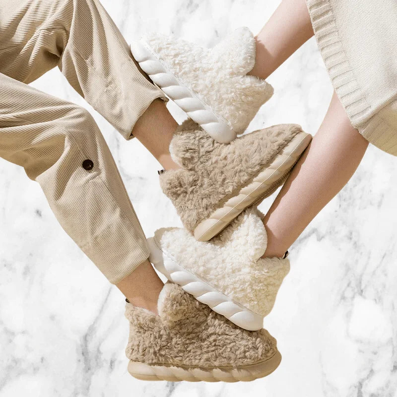 Bottes Pantoufles En Peluche
