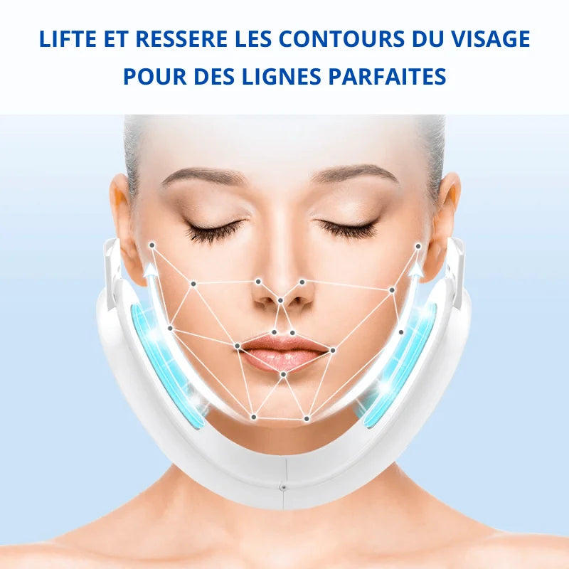 Ceinture Amincissante Lifting EMS Double Menton