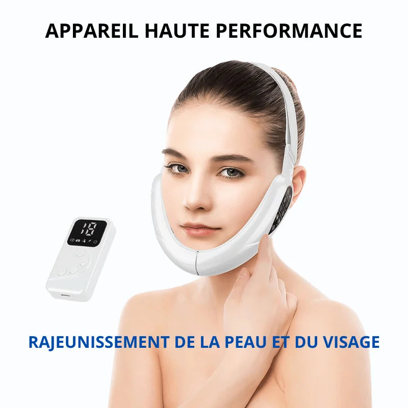 Ceinture Amincissante Lifting EMS Double Menton