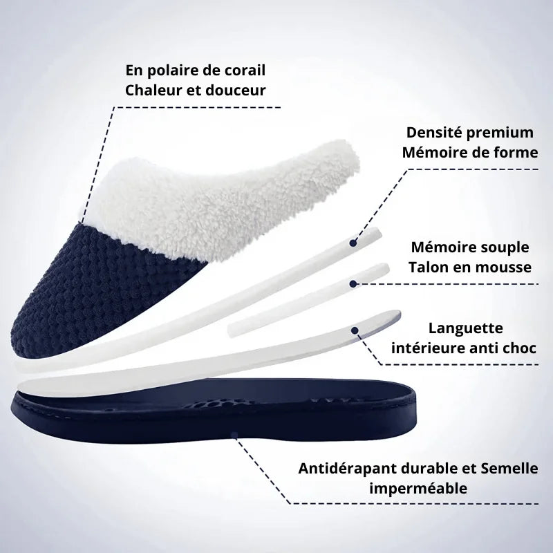 Chaussons Chauds Femme
