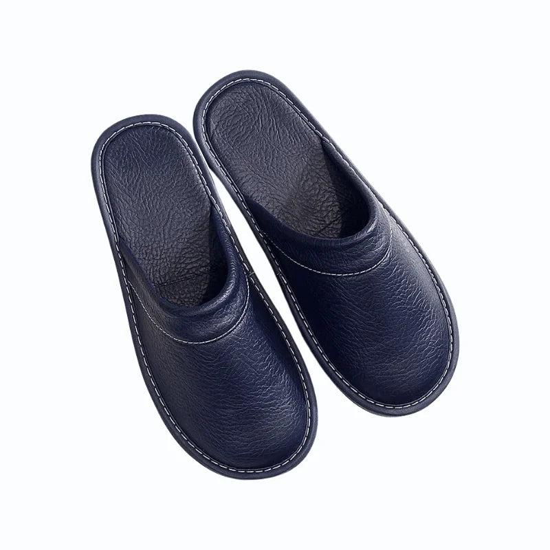 Chaussons Homme Cuir