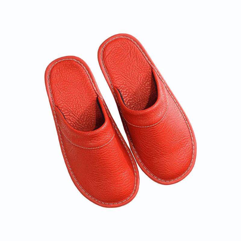Chaussons Homme Cuir