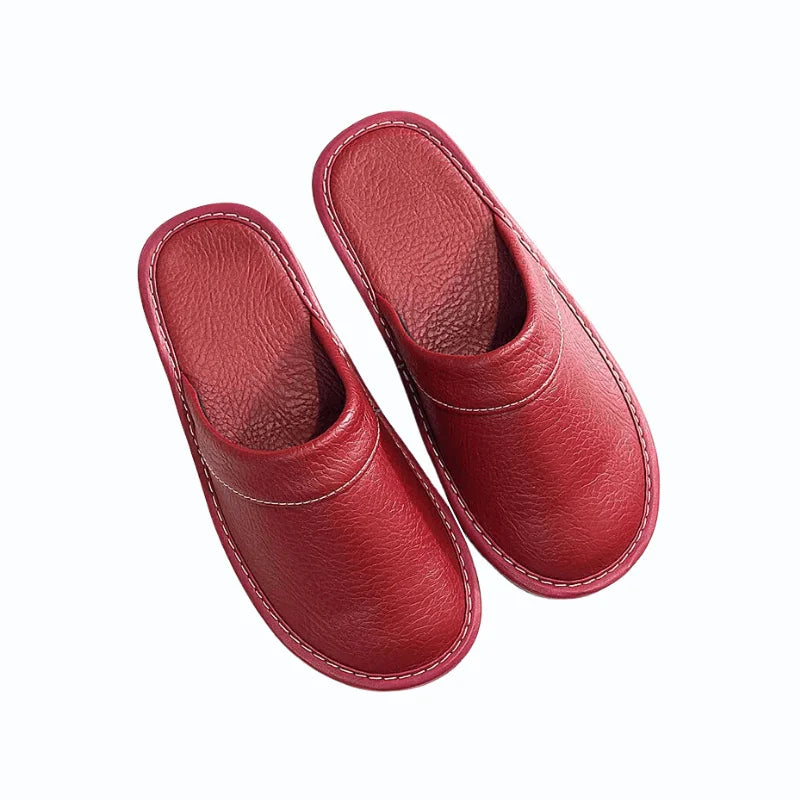 Chaussons Homme Cuir
