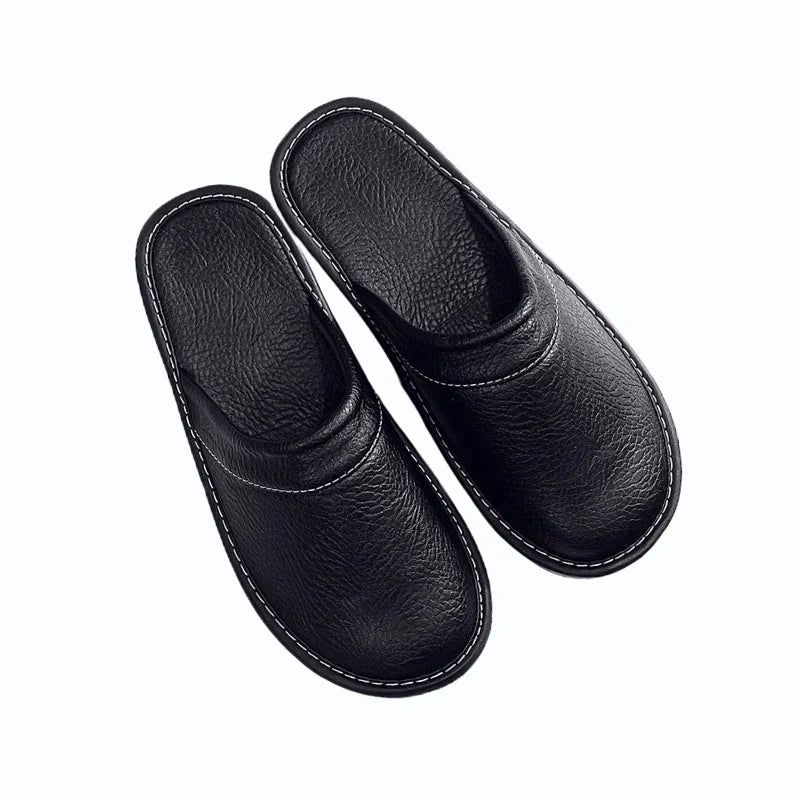 Chaussons Homme Cuir