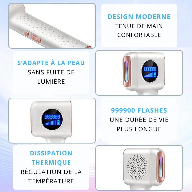 Épilateur Électrique IPL Lumière Pulsée