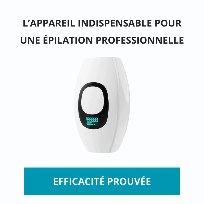Épilateur à Lumière Pulsée - Écran LCD