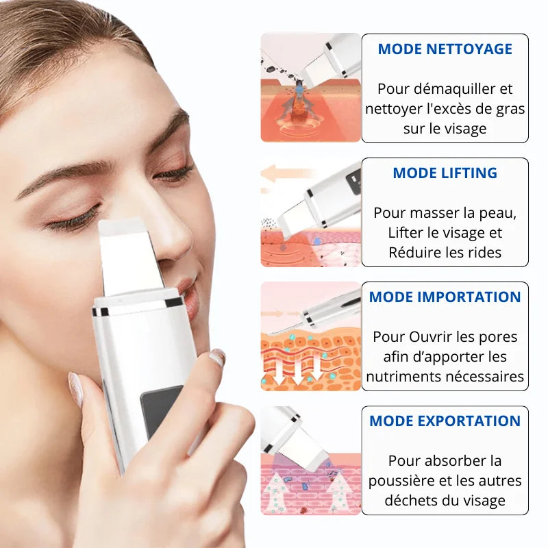 Épurateur de Peau Lifting Facial à Ultrasons