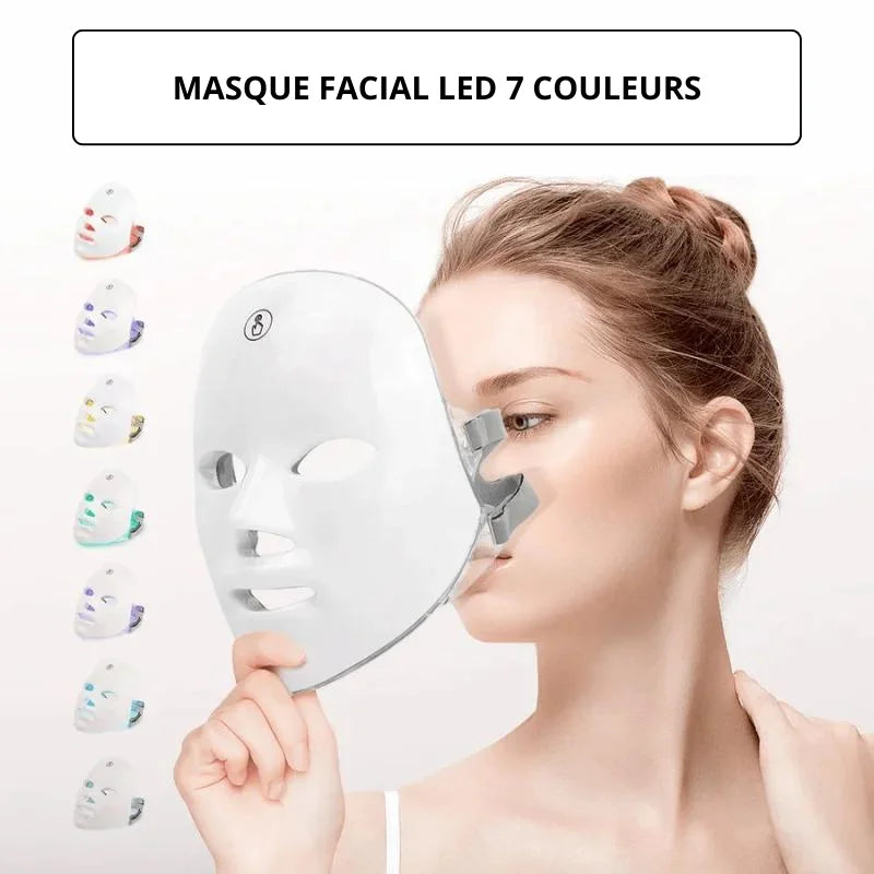 Masque LED Visage 7 Couleurs