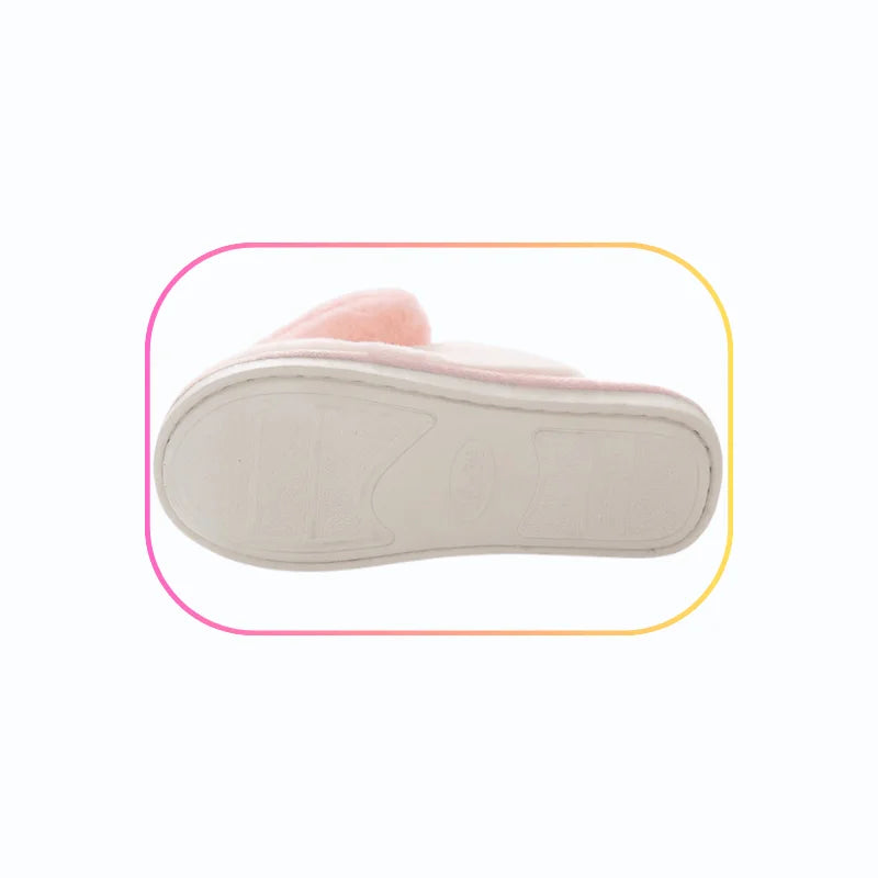 Pantoufles Confortables Fourrure De Lapin