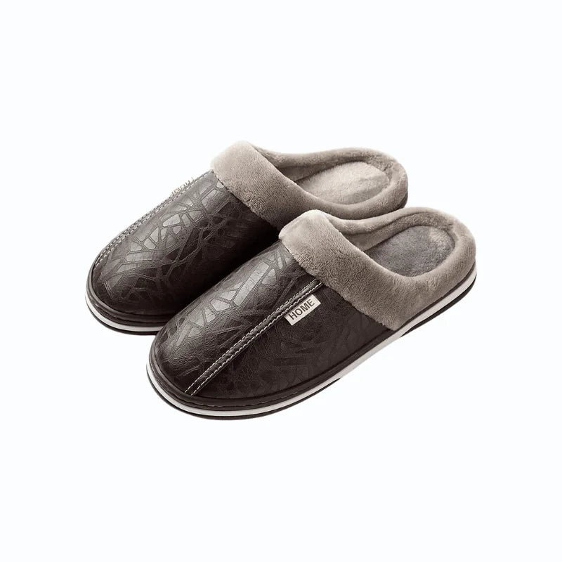Pantoufles Femme En Cuir