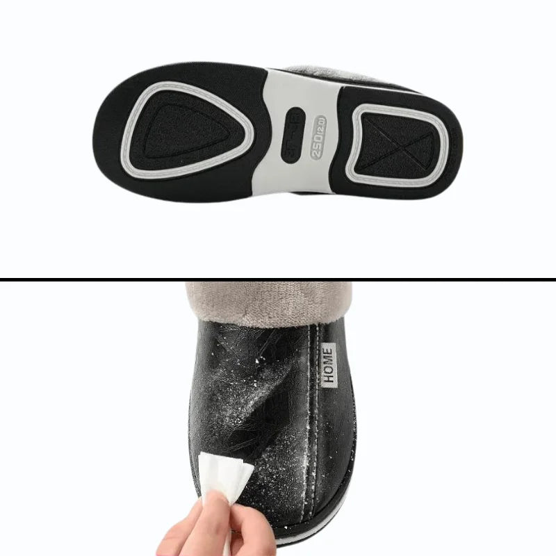Pantoufles Homme Cuir
