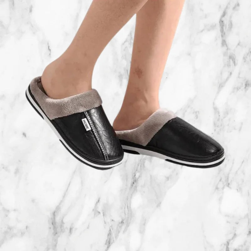 Pantoufles Homme Cuir
