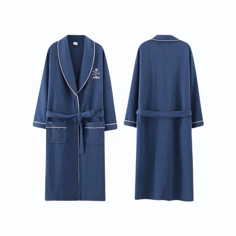 Peignoir Bleu - Femme