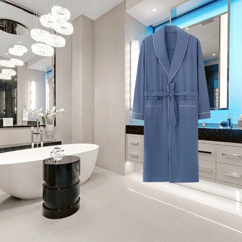 Peignoir Bleu Homme