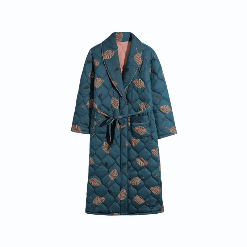 Peignoir Chaud Matelassé Femme