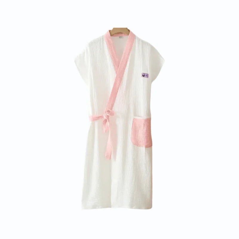 Peignoir Été Kimono Coton Femme