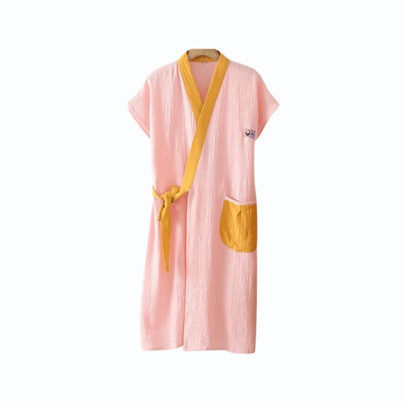 Peignoir Été Kimono Coton Femme