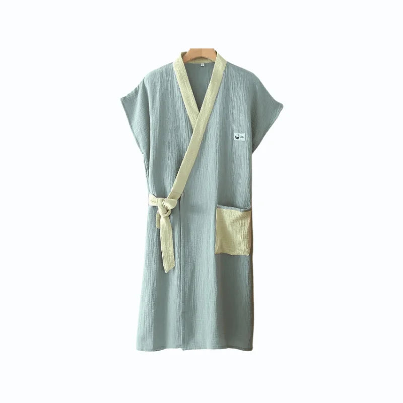 Peignoir Été Kimono Coton Femme