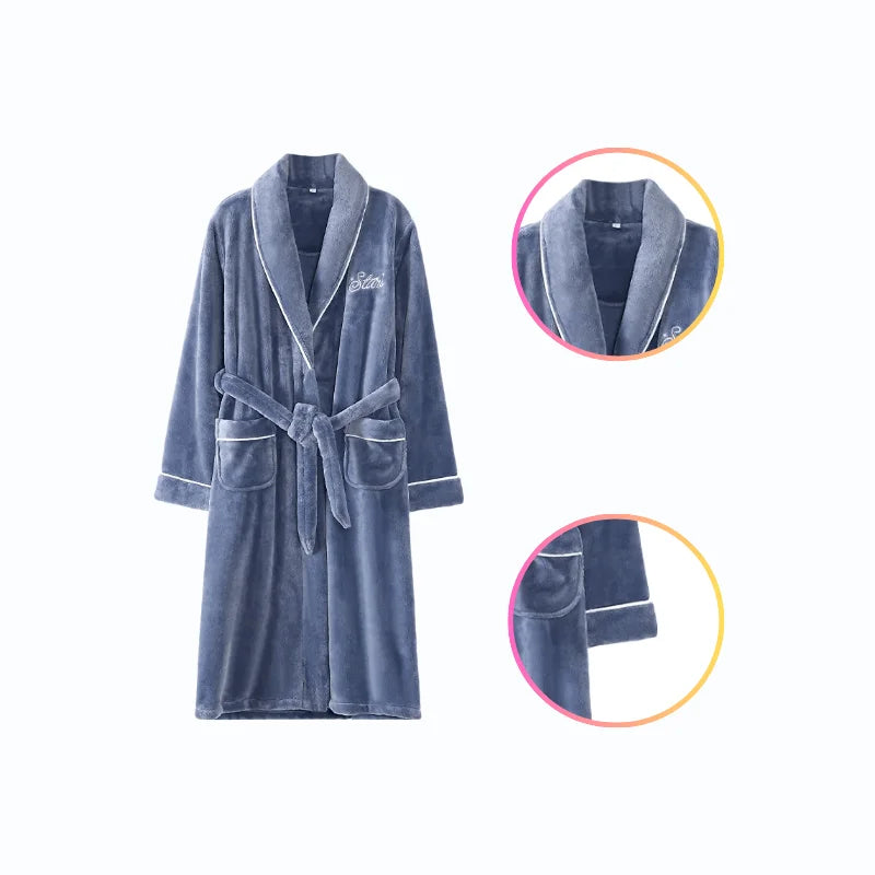 Peignoir Velours Femme
