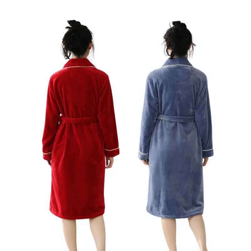 Peignoir Velours Femme