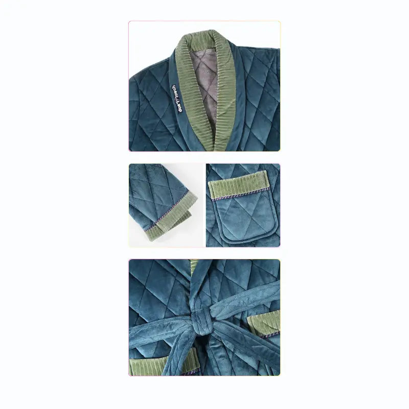 Peignoir Flanelle Matelassé Homme