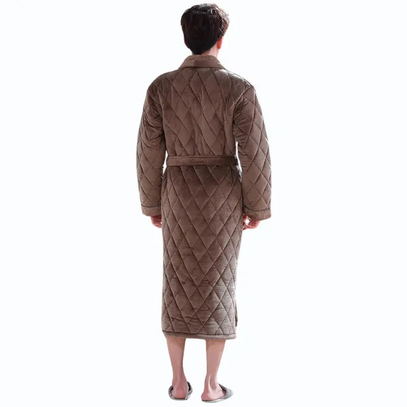 Peignoir Flanelle Matelassé Homme