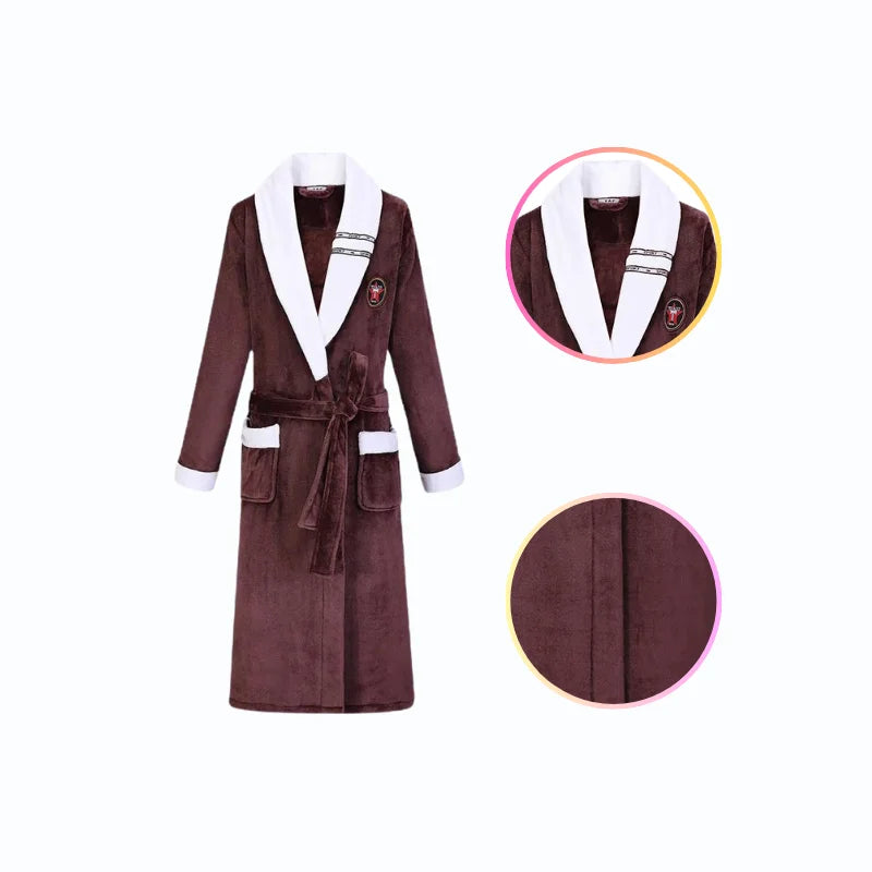 Peignoir Homme Long et Chaud