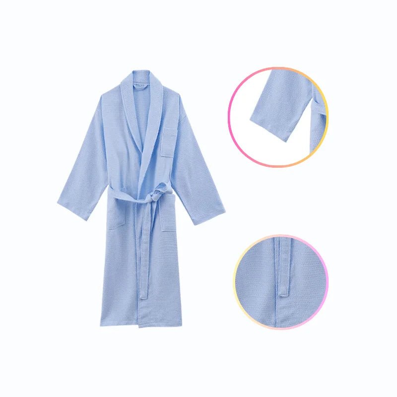 Peignoir Homme Nid d'Abeille