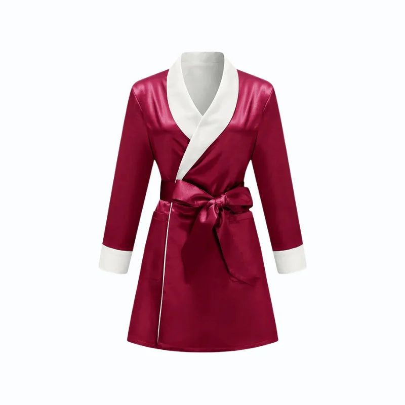 Peignoir Kimono Femme en Satin
