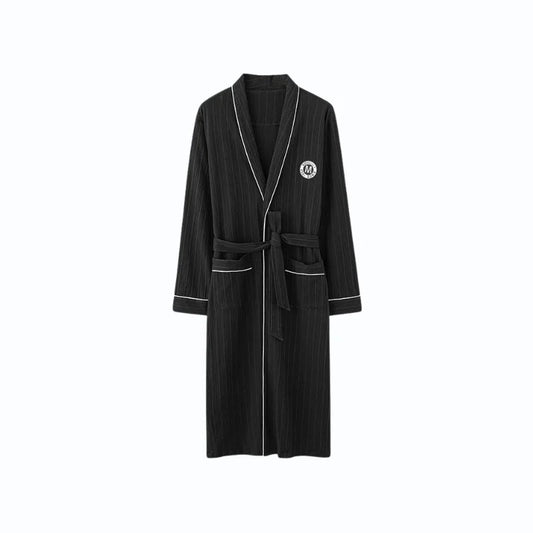 Peignoir Noir Homme