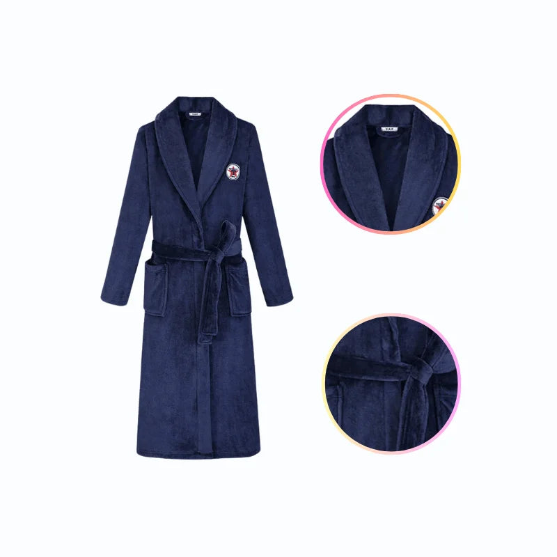 Peignoir Polaire Long Homme