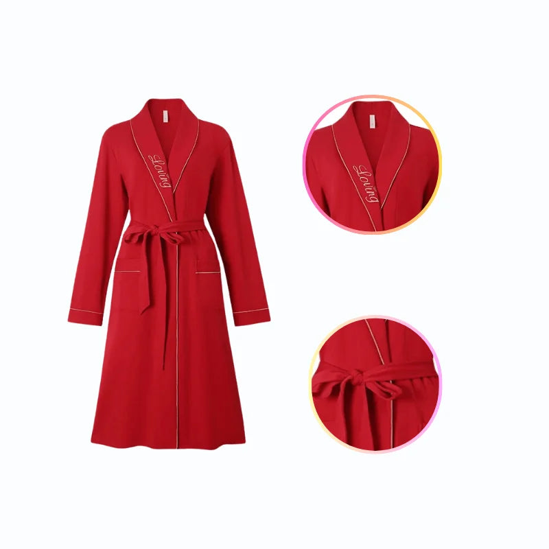 Peignoir Rouge - Femme