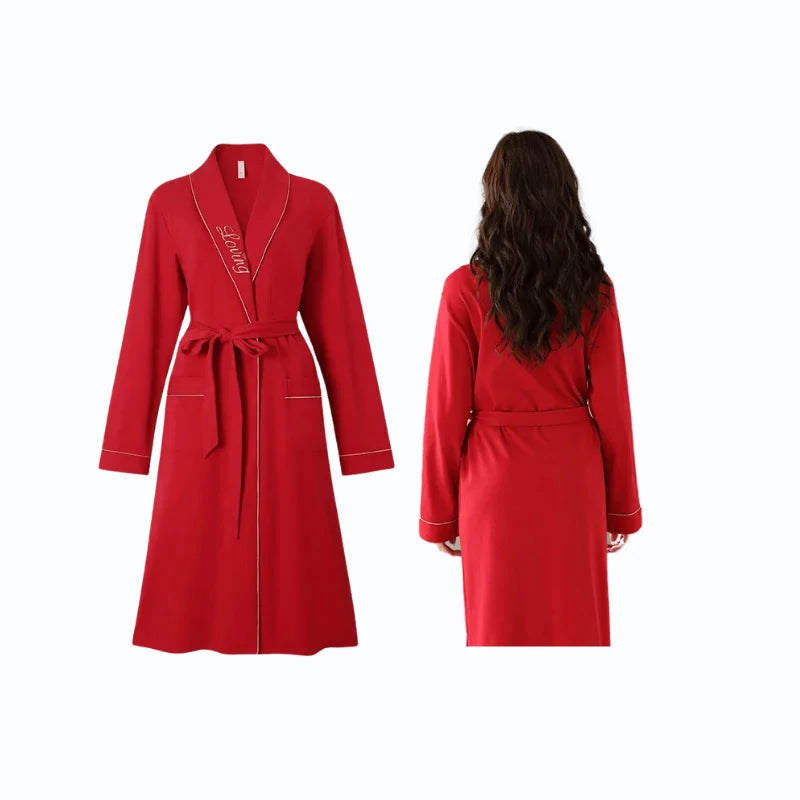 Peignoir Rouge - Femme