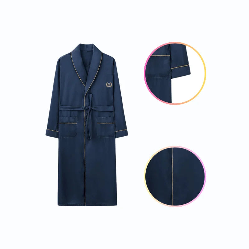 Peignoir Satin Homme