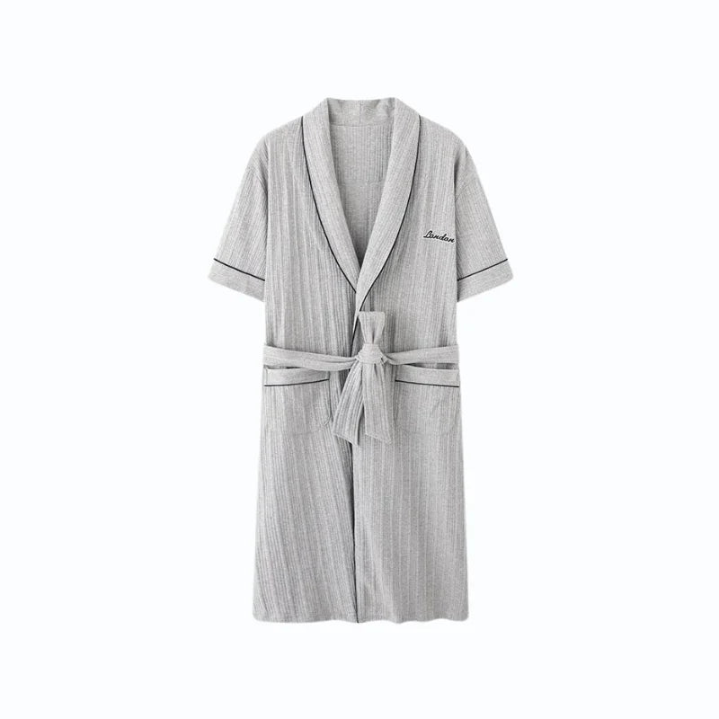 Peignoir d'Été en Coton Homme
