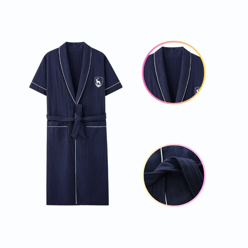 Peignoir d'Été en Coton Homme