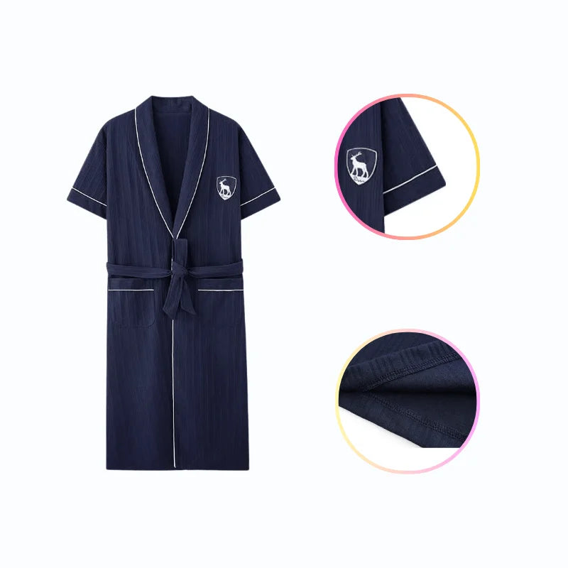 Peignoir d'Été en Coton Homme