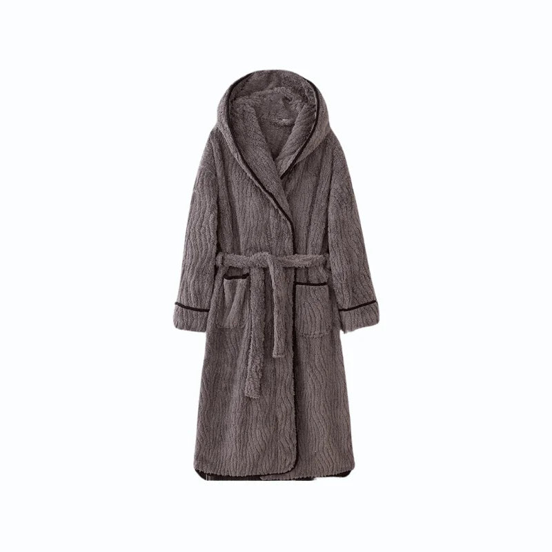 Peignoir de Bain Éponge Homme avec Capuche