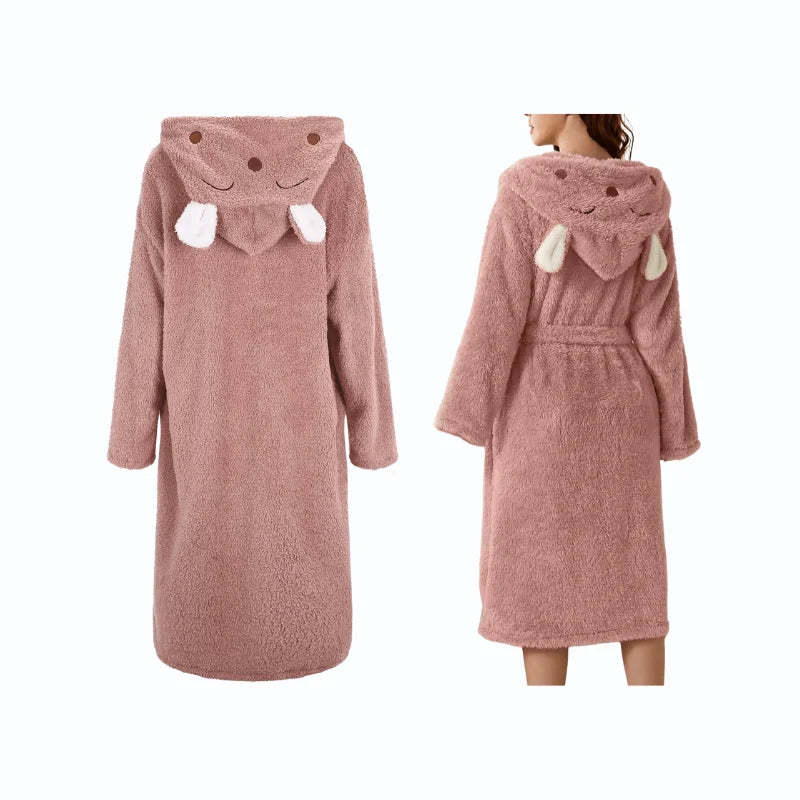 Peignoir de Bain - Femme / Avec Capuche