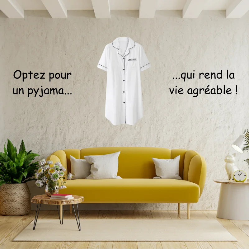 Pyjama Chemise Femme