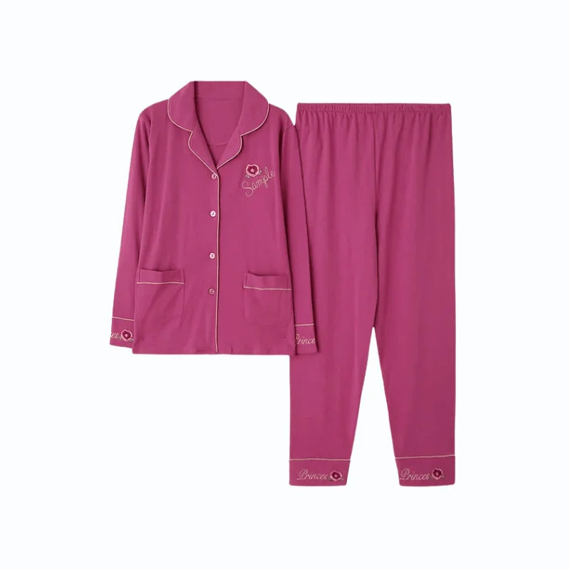 Pyjama Femme Coton Manches Longues