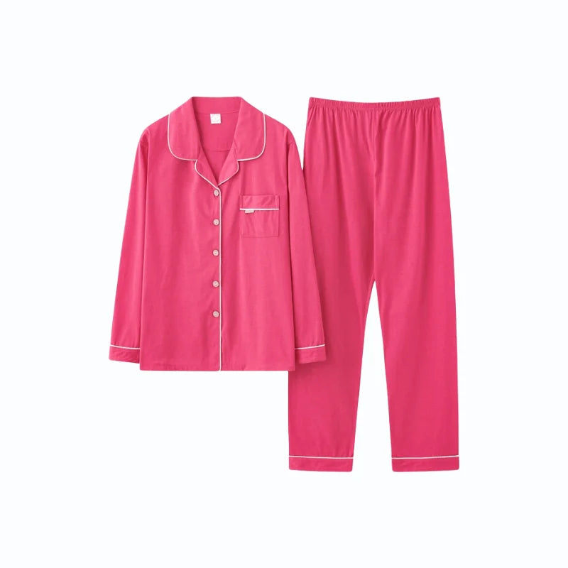 Pyjama Manches Longues Femme Grande Taille