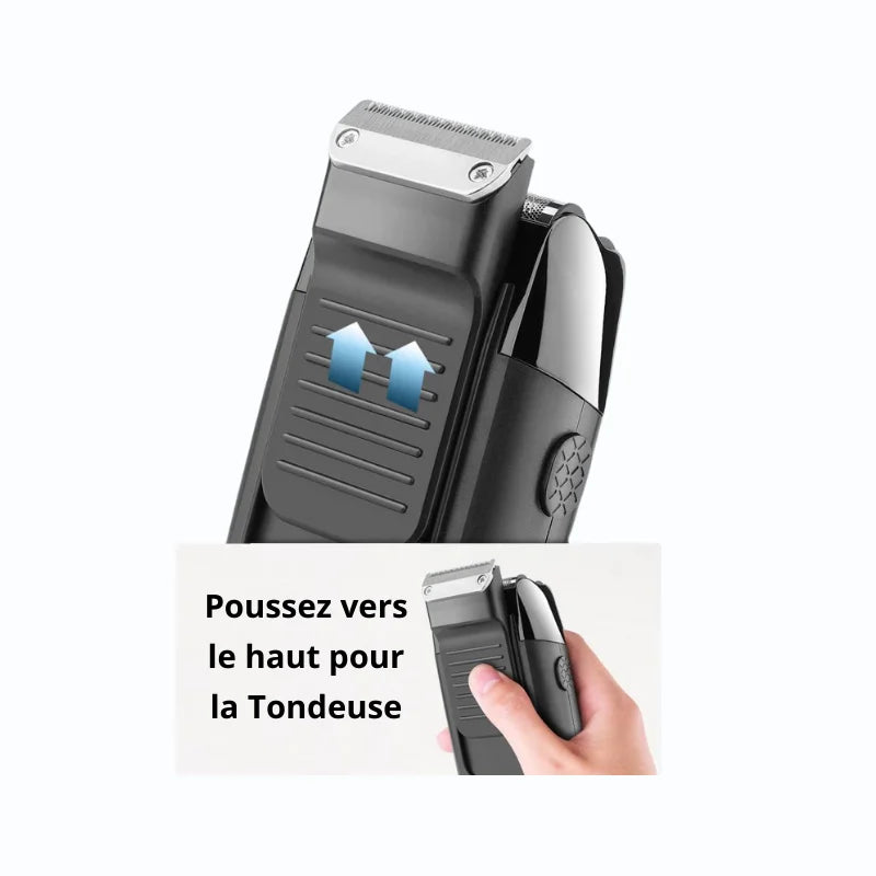 Rasoir Électrique 2 Têtes à Mouvements Alternatifs