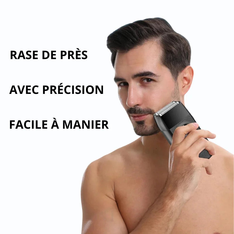 Rasoir Électrique 2 Têtes à Mouvements Alternatifs